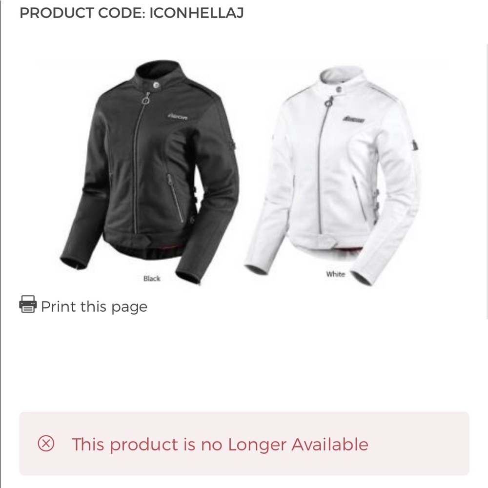 HELLA ICON Leather motorcycle jacket